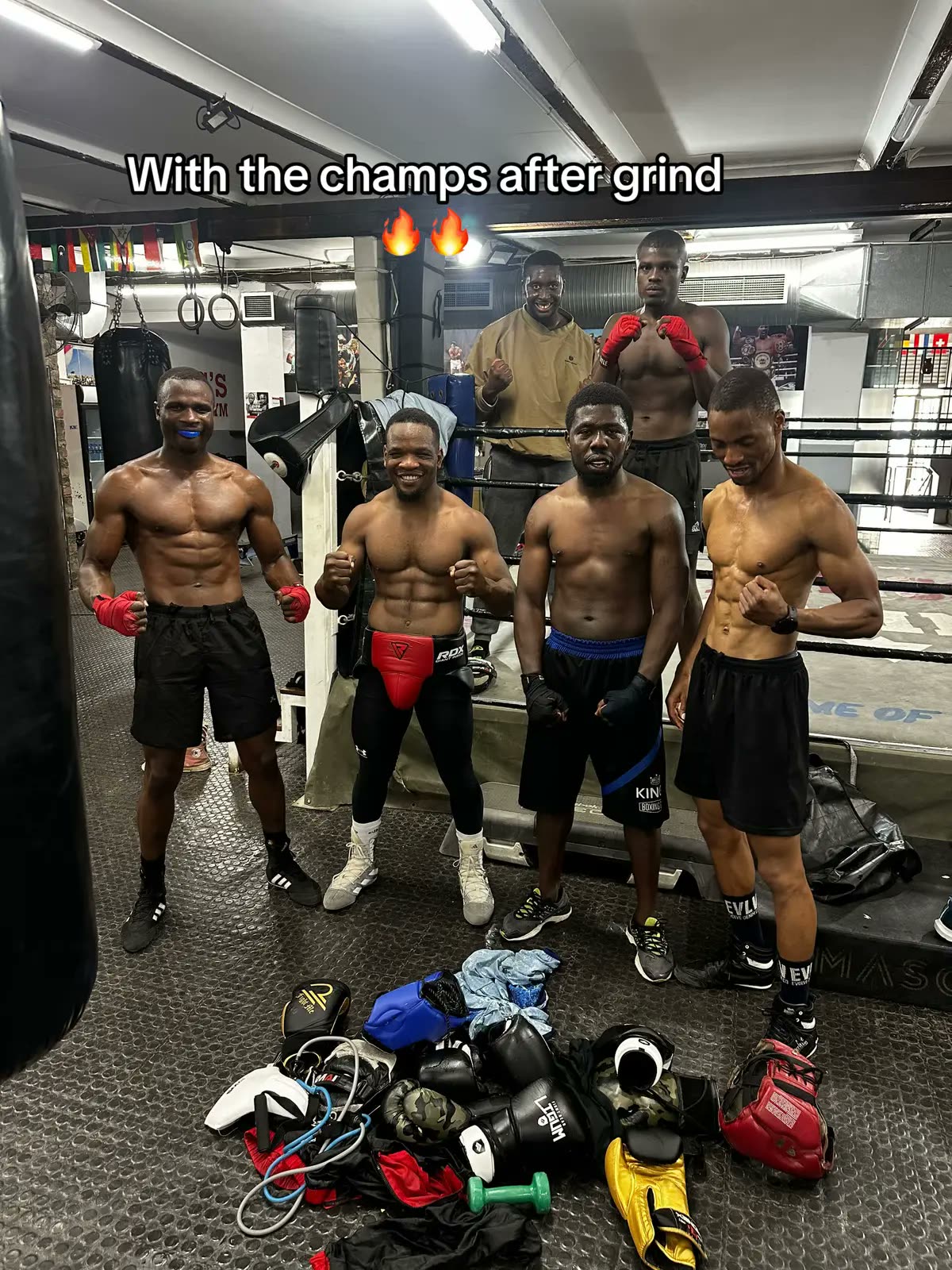 Women's boxing class