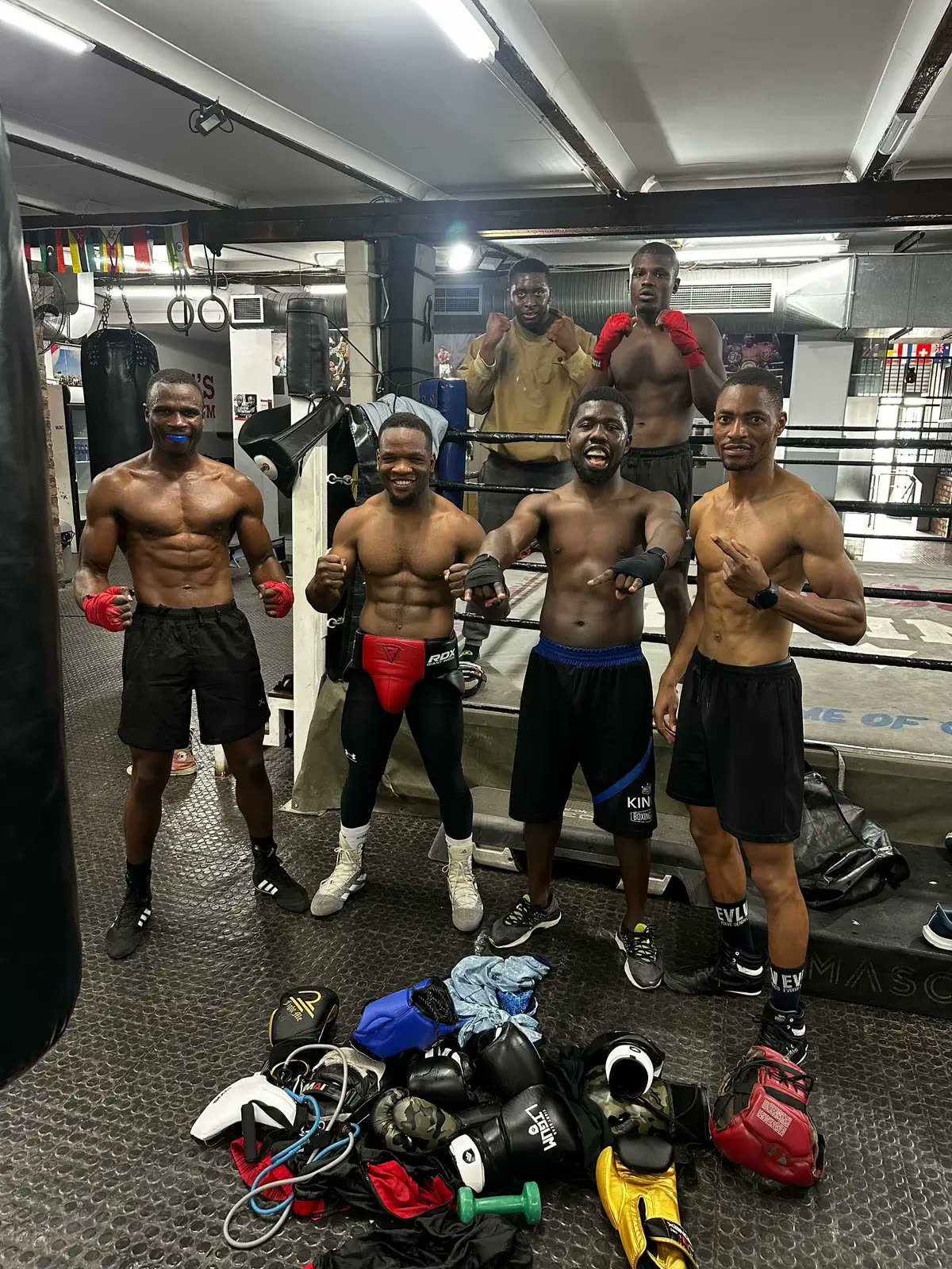 One-on-one personal training session