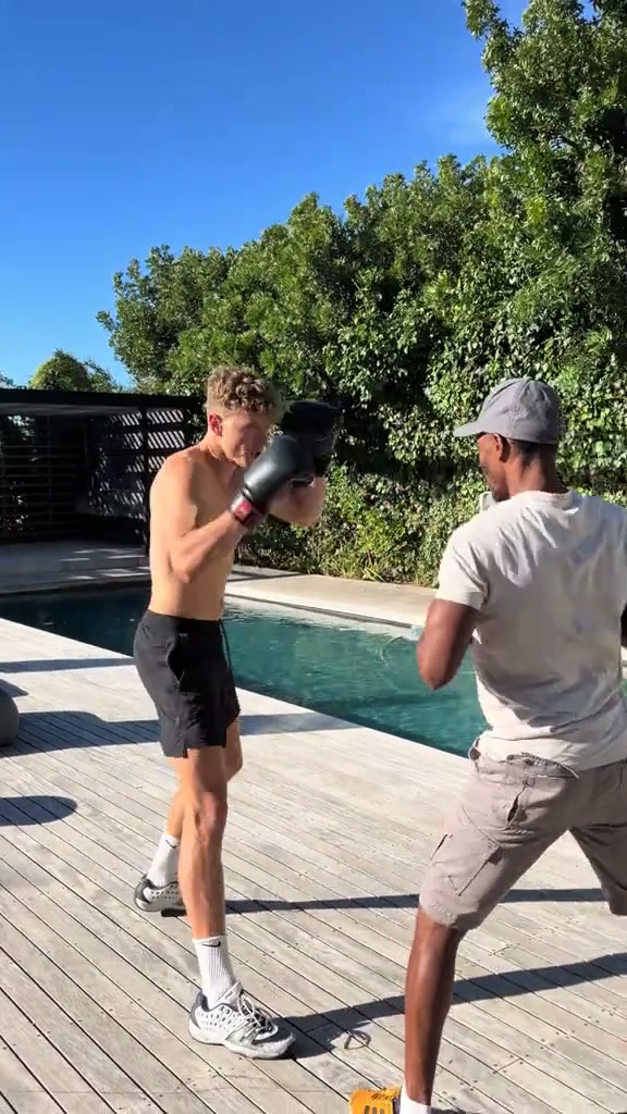 Private at-home training session